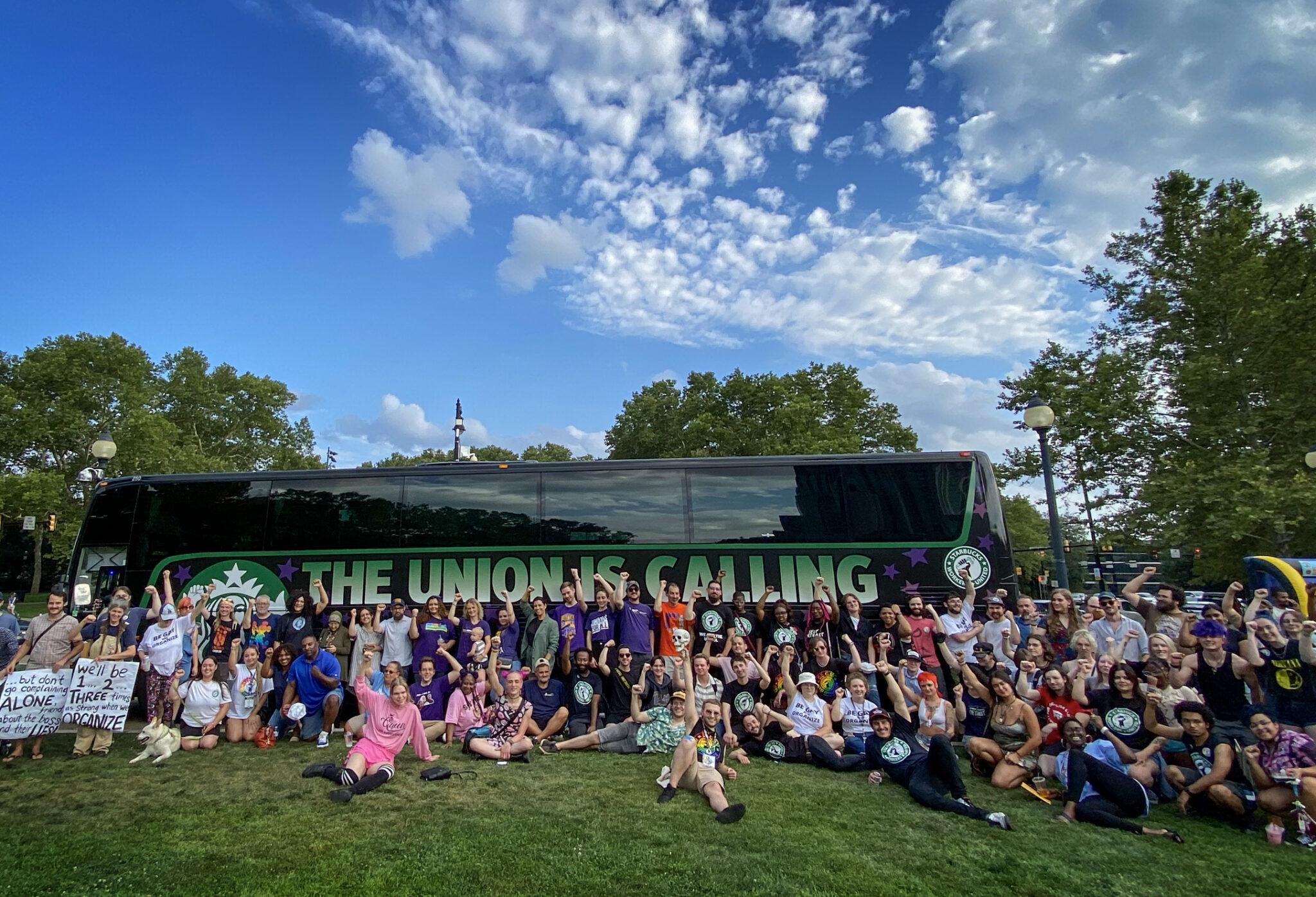 Starbucks Workers United 13-City Bus Tour Hits Pennsylvania!
